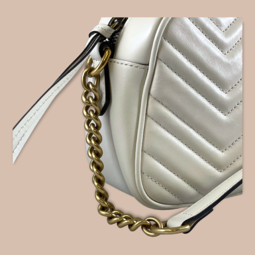 GUCCI GG Marmont Crossbody in Ivory 10
