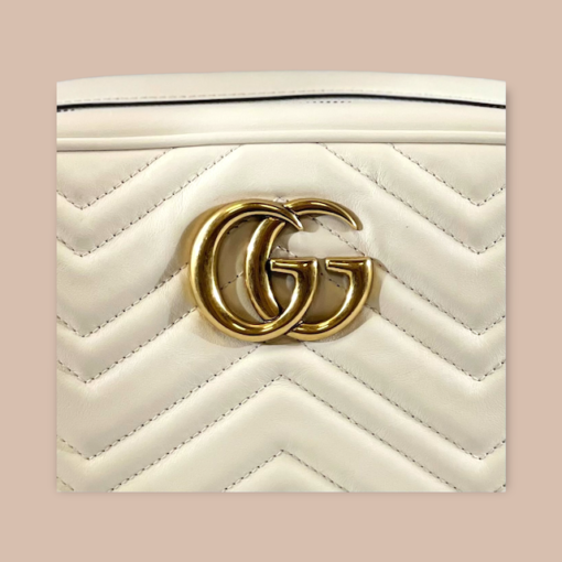 GUCCI GG Marmont Crossbody in Ivory 8
