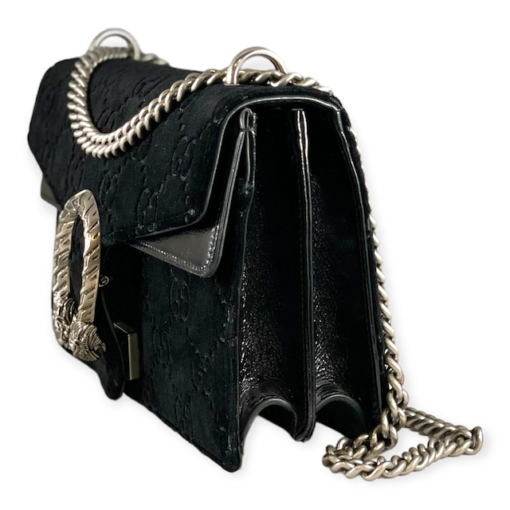 GUCCI Dionysus GG Velvet Small Shoulder Bag in Black 4