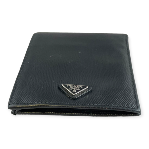PRADA Saffiano Bifold Wallet in Black 7