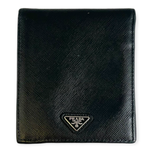 PRADA Saffiano Bifold Wallet in Black 2