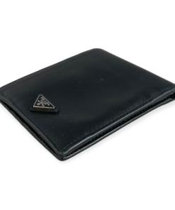 PRADA Saffiano Bifold Wallet in Black 12