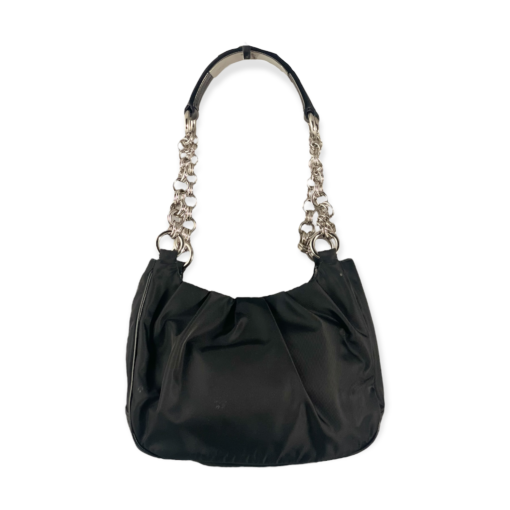 PRADA Nylon Shoulder Bag in Black 4