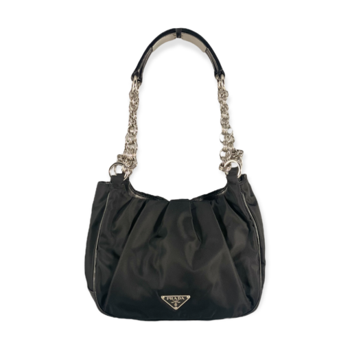 PRADA Nylon Shoulder Bag in Black 1