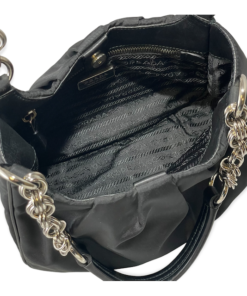 PRADA Nylon Shoulder Bag in Black 18
