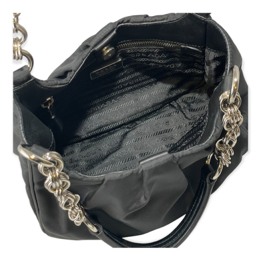 PRADA Nylon Shoulder Bag in Black 9