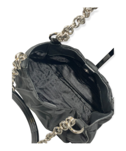 PRADA Nylon Shoulder Bag in Black 19
