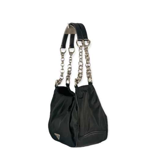 PRADA Nylon Shoulder Bag in Black 3