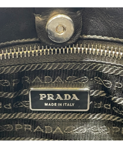 PRADA Nylon Shoulder Bag in Black 17
