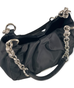 PRADA Nylon Shoulder Bag in Black 14