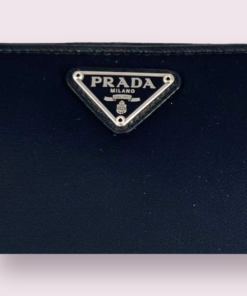PRADA Re-Nylon Zip Wallet in Black 15