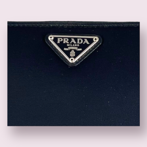 PRADA Re-Nylon Zip Wallet in Black 7