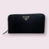 PRADA Re-Nylon Zip Wallet in Black 26