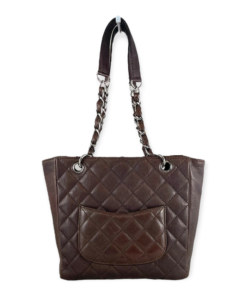 CHANEL Petite Shopping Tote in Brown 16