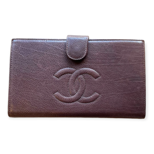 CHANEL Continental Wallet in Brown 2