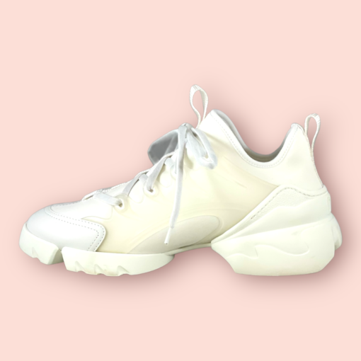 DIOR D Connect Sneakers in White 3
