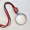HERMES Sterling Loupe 925 Red 10