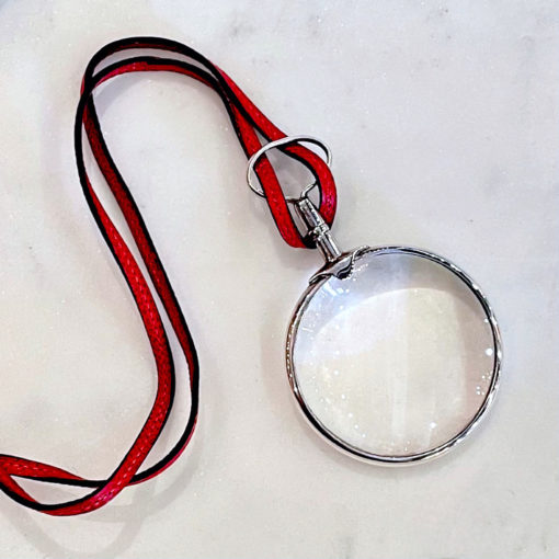 HERMES Sterling Loupe 925 Red 1