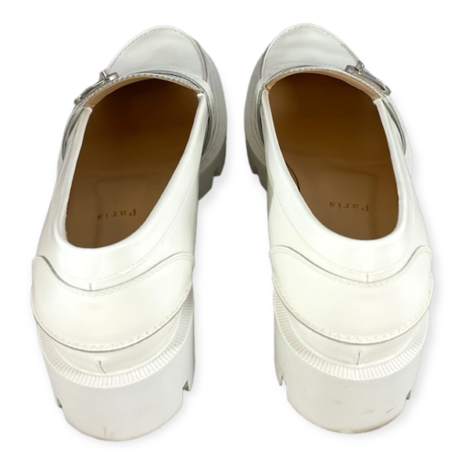 CHRISTIAN LOUBOUTIN Lug Sole Loafer in White 6