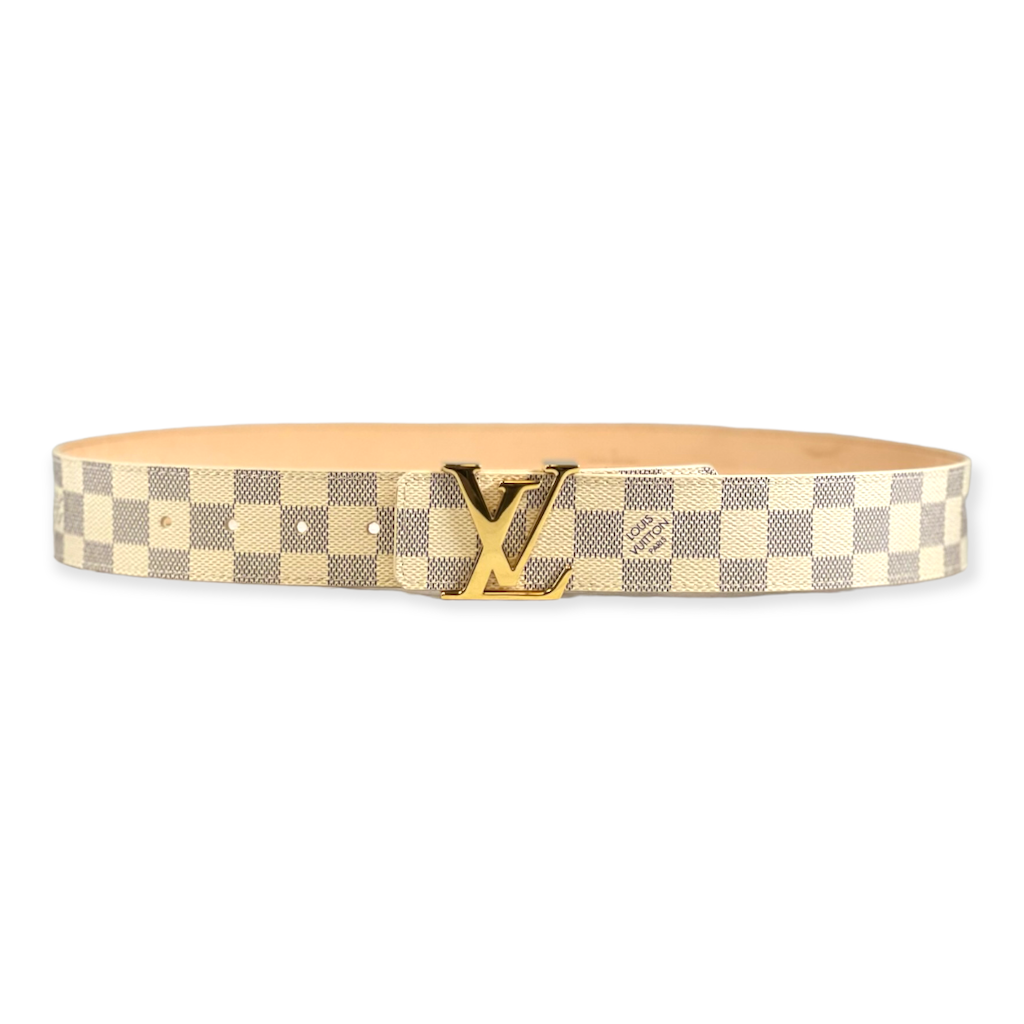 LOUIS VUITTON LV Initial Belt in Damier Azure - More Than You Can Imagine