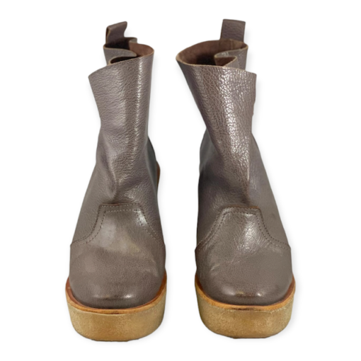 PIERRE HARDY Wedge Booties in Taupe 2