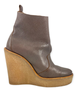 PIERRE HARDY Wedge Booties in Taupe 9