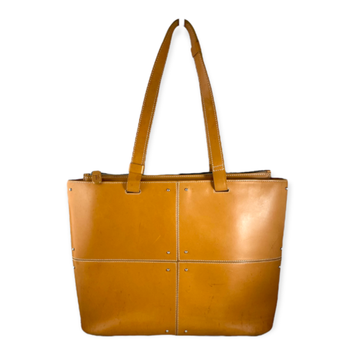 TODS Studded Tote in Tan 5