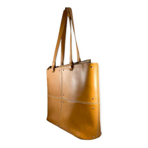 TODS Studded Tote in Tan 3