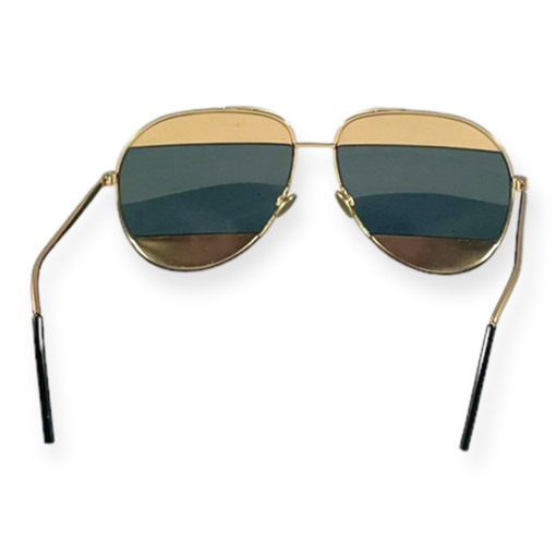 DIOR Split Aviator Sunglasses in Gold 6