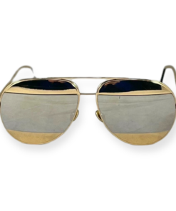 DIOR Split Aviator Sunglasses in Gold 15