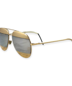 DIOR Split Aviator Sunglasses in Gold 12