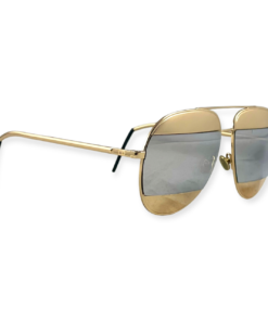 DIOR Split Aviator Sunglasses in Gold 13