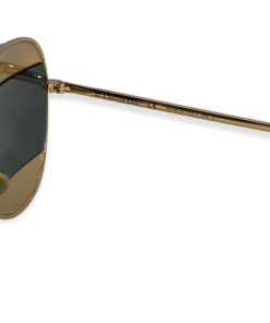 DIOR Split Aviator Sunglasses in Gold 16