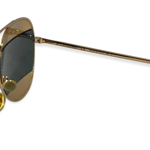 DIOR Split Aviator Sunglasses in Gold 8