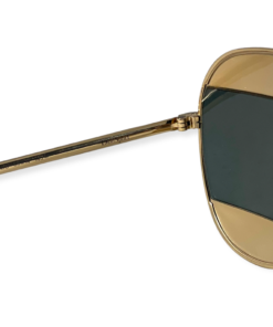 DIOR Split Aviator Sunglasses in Gold 17