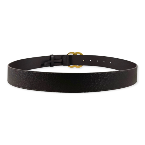 GUCCI Double G Buckle Belt in Brown 4