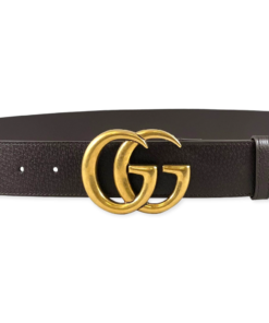 GUCCI Double G Buckle Belt in Brown 7