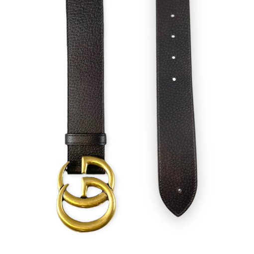 GUCCI Double G Buckle Belt in Brown 5
