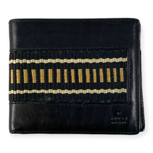 GUCCI Woven Bifold Wallet 1