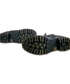JIMMY CHOO Grommet Combat Boots in Black 13