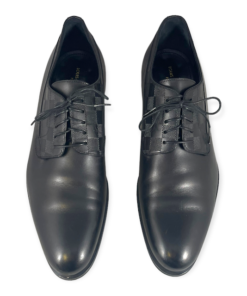LOUIS VUITTON Mens Lambskin Derby Lace Up Shoes 11.5 Black 120424