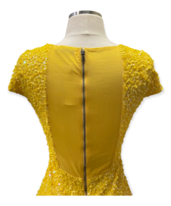 Alice + Olivia Sequin Dress in Yellow 10