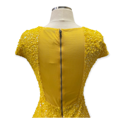 Alice + Olivia Sequin Dress in Yellow 5