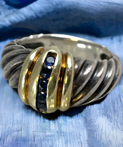 David Yurman Metro Sapphire Ring