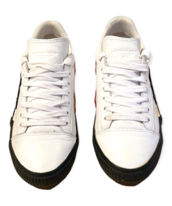 OFF-WHITE Low Vulcanized Leather Sneaker 9