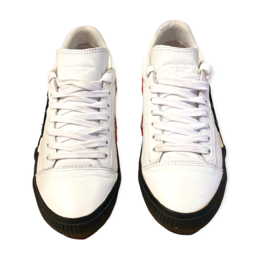 OFF-WHITE Low Vulcanized Leather Sneaker 4
