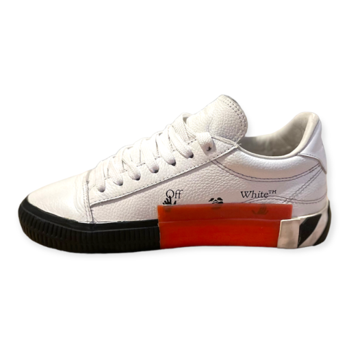 OFF-WHITE Low Vulcanized Leather Sneaker 2