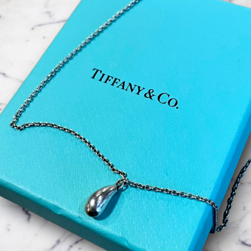 Tiffany & Co Elsa Peretti Teardrop Pendant Necklace 1