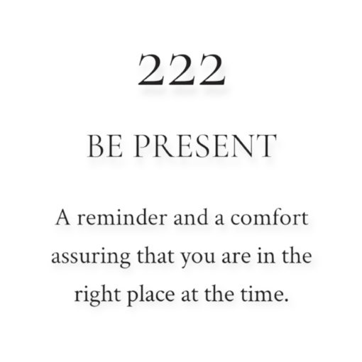 222 Candle / Be Present 3