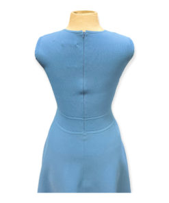 Lela Rose Crochet Hem Knit Dress in Blue 13
